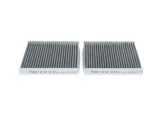 Фильтр воздушный салона BMW X3 (F25),X4 (F26) угольный (2шт.) BOSCH 1 987 432 542 BOSCH