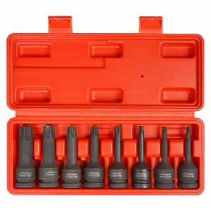 Набор головок ударных 1/2"DR L=78мм внешний TORX 8 предметов в пласт. кейсе AIRL ATAS050 AIRLINE