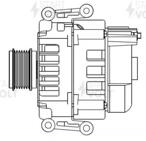 Генератор 180A LG 1702 START VOLT