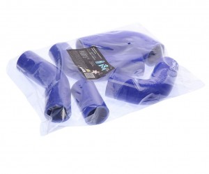 Патрубок ГАЗ-3302 дв.ЗМЗ-406 радиатора комплект 5шт. синий силикон MEGAPOWER 130-17-012 MEGA POWER