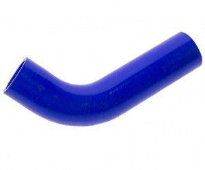 Патрубок ГАЗ-3110,3302 термостата (L=180мм,d=38) синий силикон MEGAPOWER 130-16-049 MEGA POWER