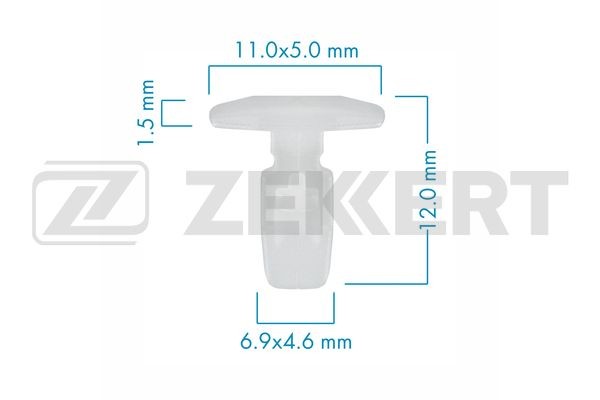 Клипса крепёжная Mazda мин. кол. заказа 10шт be-3625 BE-3625 ZEKKERT
