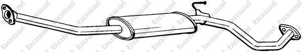 Глушитель NISSAN Micra (03-) средняя часть BOSAL 284-553 BOSAL