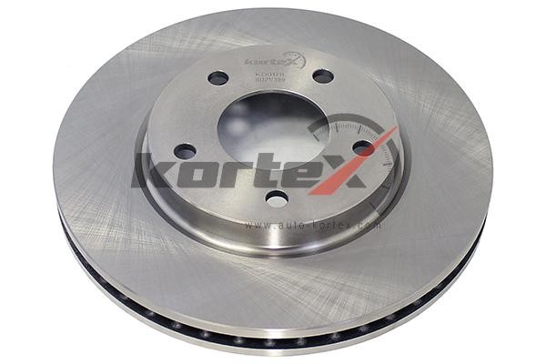 Диск тормозной MITSUBISHI Lancer (08-) передний (1шт.) KORTEX KD0178 KORTEX