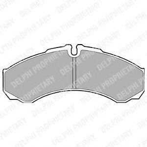 LP1616 колодки дисковые п.+з. !\ Iveco Daily 89> LP1616 DELPHI