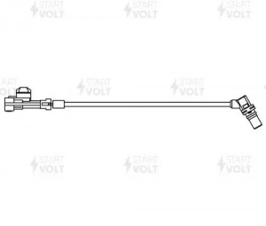 Датчик ABS для а/м Chevrolet Captiva (06-)/Opel Antara (06-) перед. лев./прав. ( VSABS0508 START VOLT