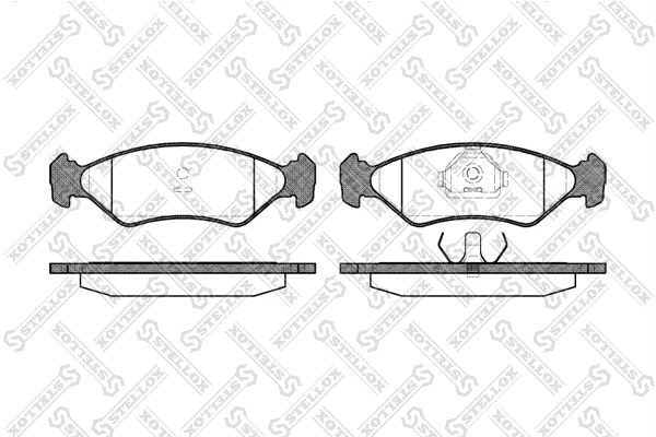 285 15=285 10=FDB589 !колодки дисковые п.\ Ford Fiesta 1.1-1.8D 89-96 296-015-SX STELLOX