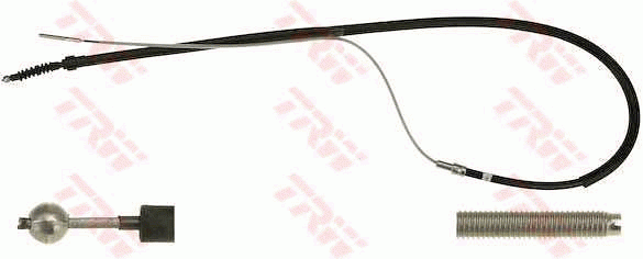 Трос ручника VW PASSAT (3A) 10/94- (диск тормоз) GCH2333 GCH2333 TRW