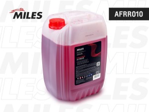 Антифриз готов к применению G12/G12+ (красный, SUPER LONG LIFE COOLANT) 10 кг AF AFRR010 MILES