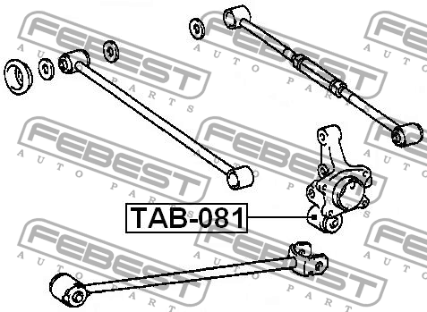 Сайлентблок TAB-081 TAB-081 FEBEST