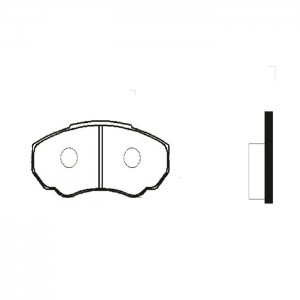 колодки дисковые передние!\ Peugeot Boxer 290/330 Models, Fiat Ducato 11/15 Mode GK0892 CTR