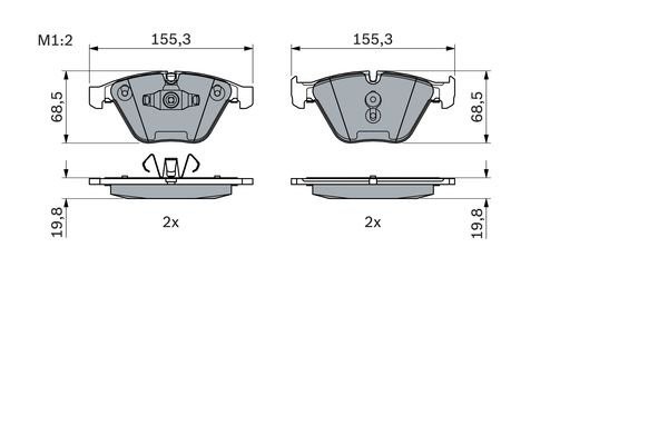 BMW 3-СЕРИЯ E90/E91/92 (2005>) 0 986 494 354 BOSCH