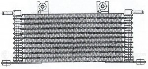 Радиатор масляный NISSAN X-Trail (14-) охлаждения АКПП LUZAR LOC14CM LUZAR