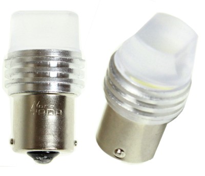 Лампа подсветки светодиодная P21W 12V 21W (S25 3D матовый, белый) Nord YADA 906076 NORD YADA