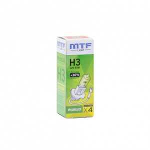 Лампа галогенная H3 12V 55W "MTF" Long Life x4 HS1203 MTF