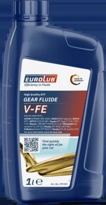 Масло трансмиссионное EUROLUB ATF GEAR FLUIDE V-FE 1л 379001 EUROLUB