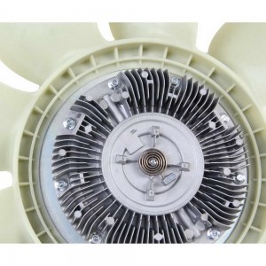 Вентилятор КАМАЗ-ЕВРО 704мм с вязкостной муфтой и обечайкой в сборе (дв.740.50,5 13012022 MEGA POWER