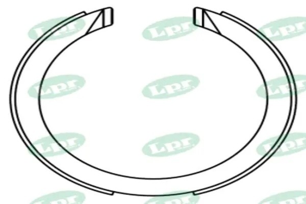 Комплект тормозных колодок 01095 01095 LPR
