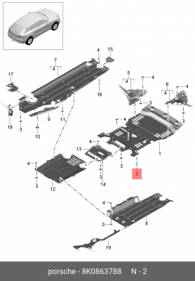 Заклепка распорная 8K0863788 8K0 863 788 VAG
