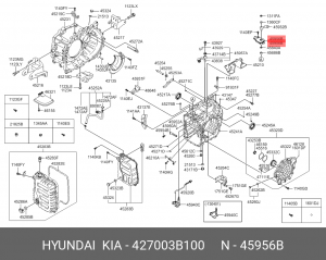 КОНЦЕВОЙ ПЕРЕКЛЮЧАТЕЛЬ БЛОКИРОВКИ ЗАЖИГАНИЯ 42700-3B100 427003B100 HYUNDAI KIA
