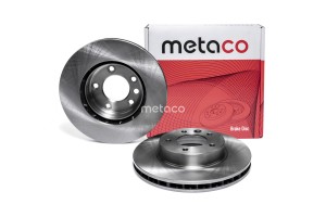 Диск тормозной передний вентилируемый левый 3090001L 3090001L METACO