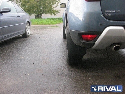 брызговики задние! термоэластопласт\ Renault Duster I 15> 24701002 RIVAL