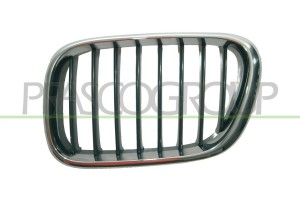 решетка радиатора левая! черная хромированная\ BMW E53 3.0-4.4i/3.0D 00-06 BM8202004 PRASCO GROUP