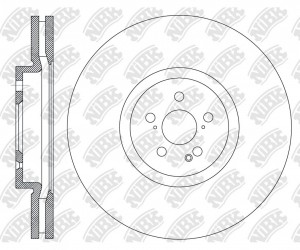 Диск тормозной HAVAL Dargo (22-) (2.0) передний (1шт.) NIBK RN2559 NIBK