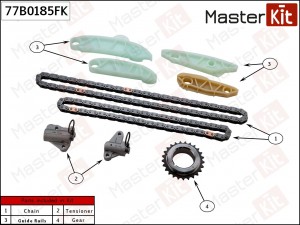 Комплект цепи ГРМ Hyundai/Kia IX35,SANTA FE,TUCSON  D4HA,D4HB 13- 77B0185FK 77B0185FK MASTER KIT