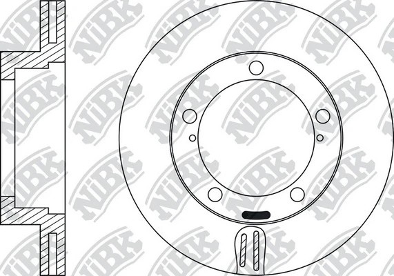 Диск тормозной TOYOTA LC 200 2007 RN22002 RN22002 NIBK