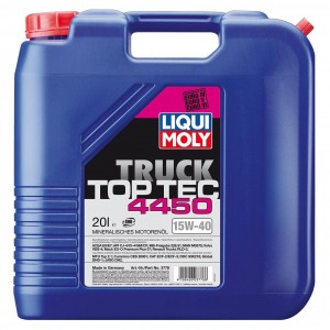 3778 LiquiMoly Мин. мот.масло Top Tec Truck 4450 15W-40 CK-4/SN E9 (20л) 3778 LIQUI MOLY