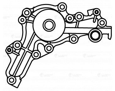Насос водяной Mitsubishi Pajero Sport (08-),Outlander III (13-) 3.0i [6B31] LWP  LWP 1103 LUZAR