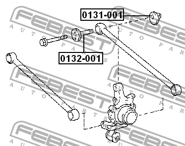TOYOTA RX 300 (1998-2003) РАЗВАЛЬНАЯ 4wd -- ( MARK 2, Corona, caldina, carina) 0131-001 FEBEST