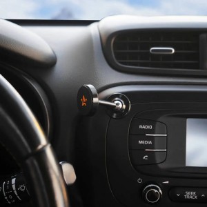 Держатель телефона "AIRLINE" (на торпедо магнитный на двухстороннем скотче, круг AEAG002 AIRLINE