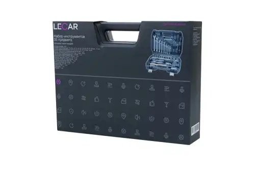 Набор инструмента 33 предмета универсальный (хром-ванадий) LECAR000022814 LECAR