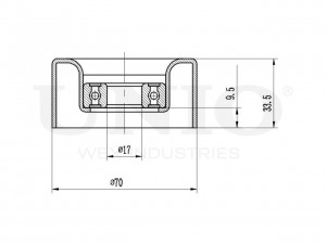 Ролик натяжной приводного ремня TNS-10154 UNIO