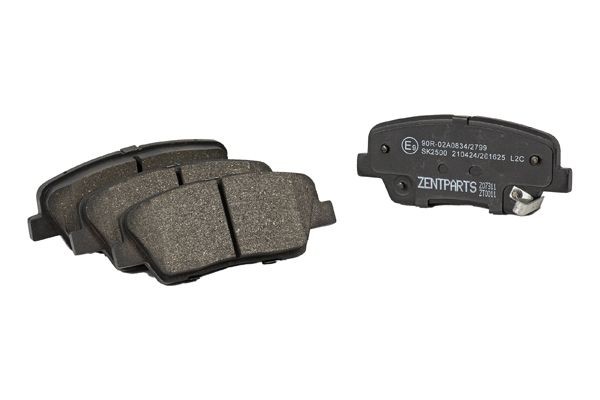 колодки дисковые задние Z07311 ZENTPARTS