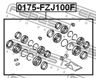LAND CRUISER (100) (1998>) D=43/48, SUMITOMO 0175-FZJ100F FEBEST