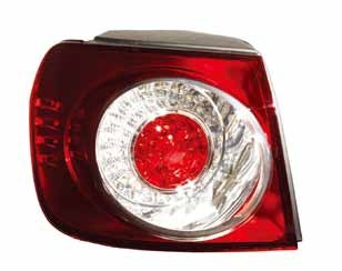 фонарь левый! красно-белый VW Golf 09> 441-1972L3AE DEPO