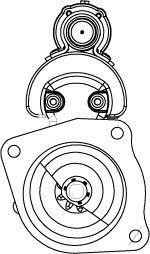 M93R - стартер с редуктором M93R3002SE (4929600/4948058/3604677RX) 12-z EQB-180 M93R3002SE PRESTOLITE ELECTRIC