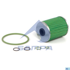 Фильтр масляный КПП SCANIA ретардера (h=107мм,d=84мм) SAMPA 040664 SAMPA