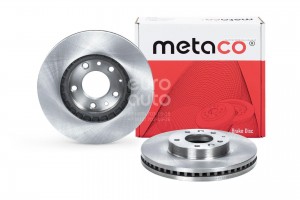 Диск тормозной передний вентилируемый 3050075 METACO