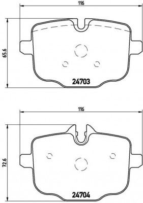 Колодки тормозные P06061 P06061 BREMBO