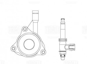 Муфта выкл. сцеп. для а/м Ford Transit (11-) 2.2 TDCi (КПП MT82 (гидравл.) (с ад CT1018 TRIALLI