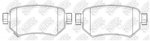 Колодки тормозные дисковые MAZDA 6 12-  PN0673 PN0673 NIBK
