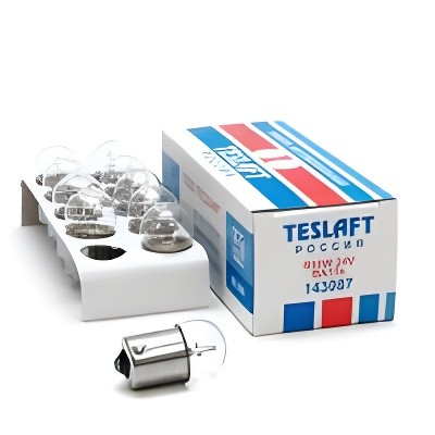 Лампа 24V R10W BA15s 130лм Стандарт TESLAFT (Россия) 143087 TESLAFT