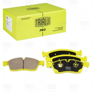 Колодки тормозные дисковые передние 192x64 керамические PRO PF4287CR TRIALLI