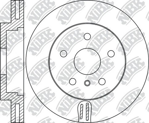 Диск тормозной BMW 5 (F07 GT),7 (F01,F02) передний (1шт.) NIBK RN1905SET NIBK