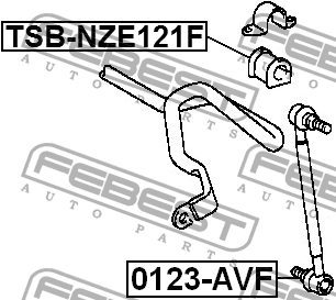 TOYOTA TSB-NZE121F FEBEST