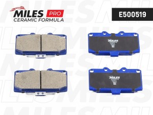Колодки тормозные передние (Смесь CERAMIC серия PRO) SUBARU FORESTER 2.0 98-02/I E500519 MILES